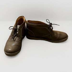 Clarks Desert Chukka Boots Mens Size 9 Brown Leather Casual Dress Shoes